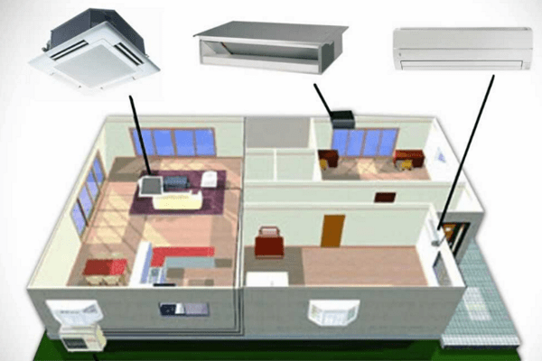 dieu hoa multi cho chung cu