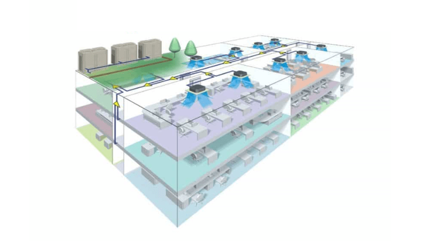 Lắp đặt hệ thống điều hòa VRV IV Daiki